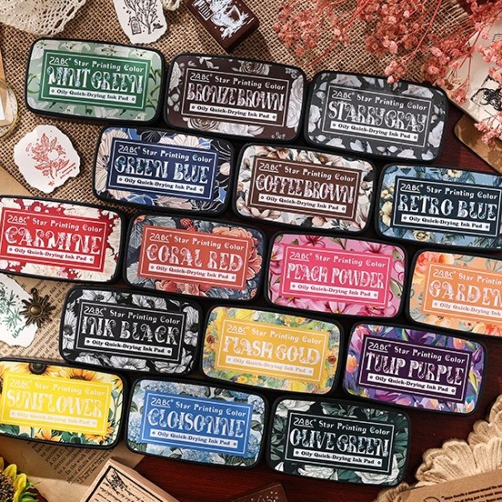 Stationery Supplier - Colorfull Multicolor Ink Pad Planner Stamps