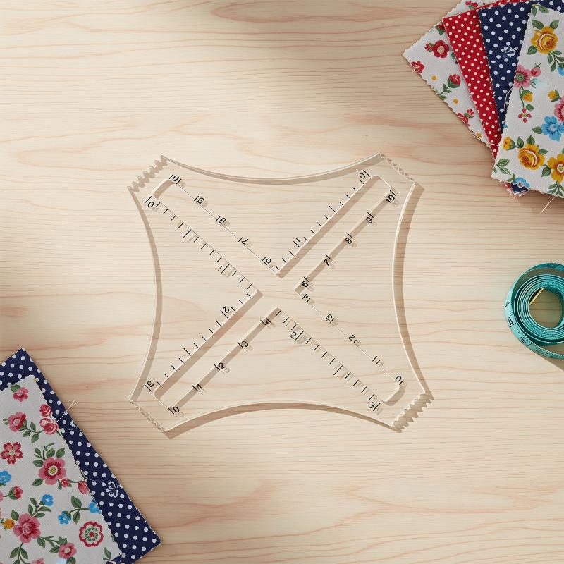 Acrylic Transparent Knitting D - огляд і ціна Ruler Set Transparent