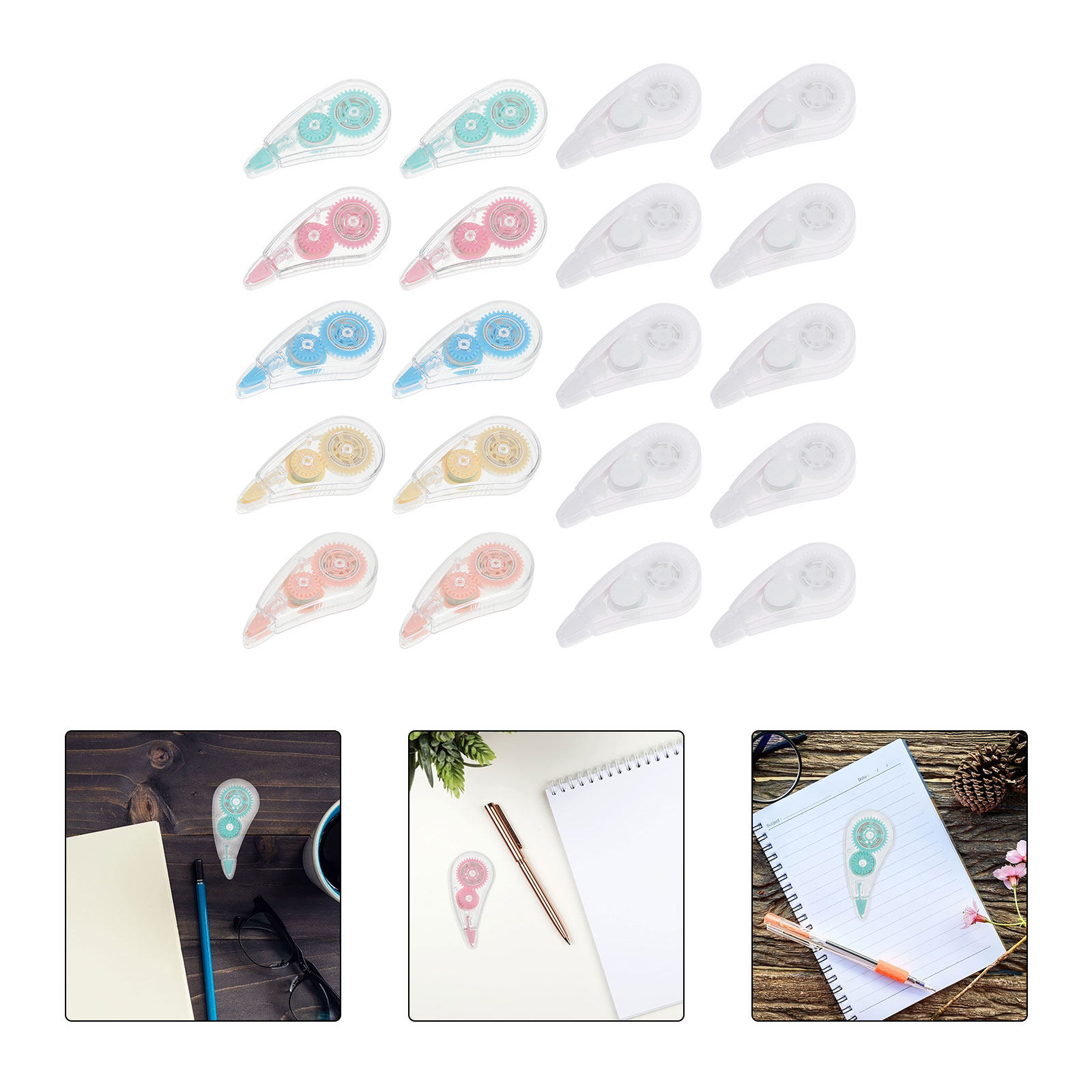 20Pcs White Correction Tape Ro - огляд і ціна Correction Tape Roller