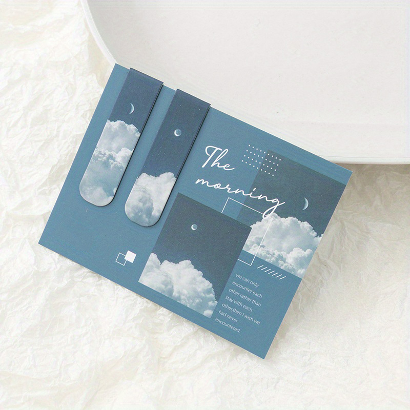 2pcs Landscape Themed Magnetic - огляд і ціна Bookmark Magnetic Clip