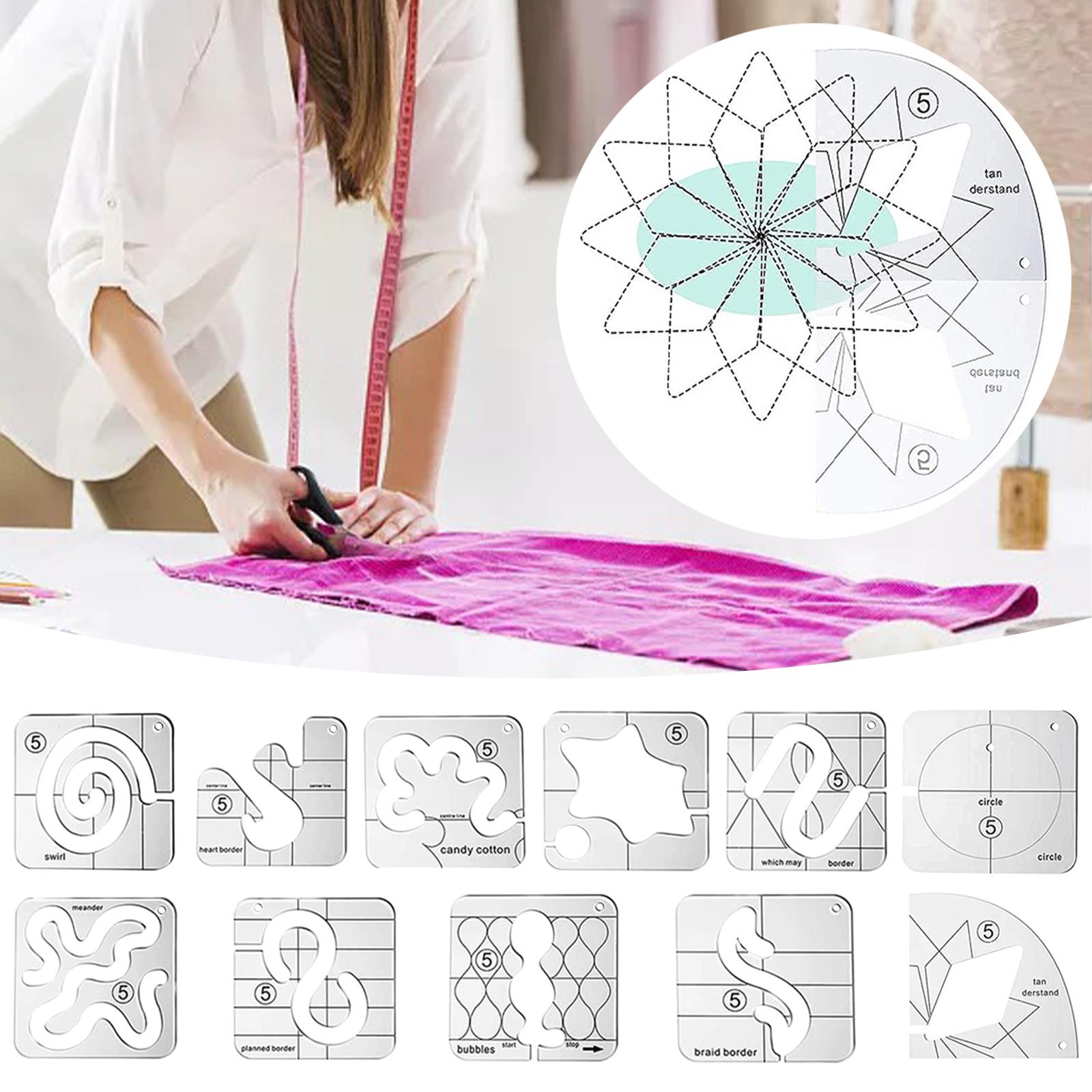 Transparent Acrylic Quilting R - огляд і ціна Ruler Set Transparent