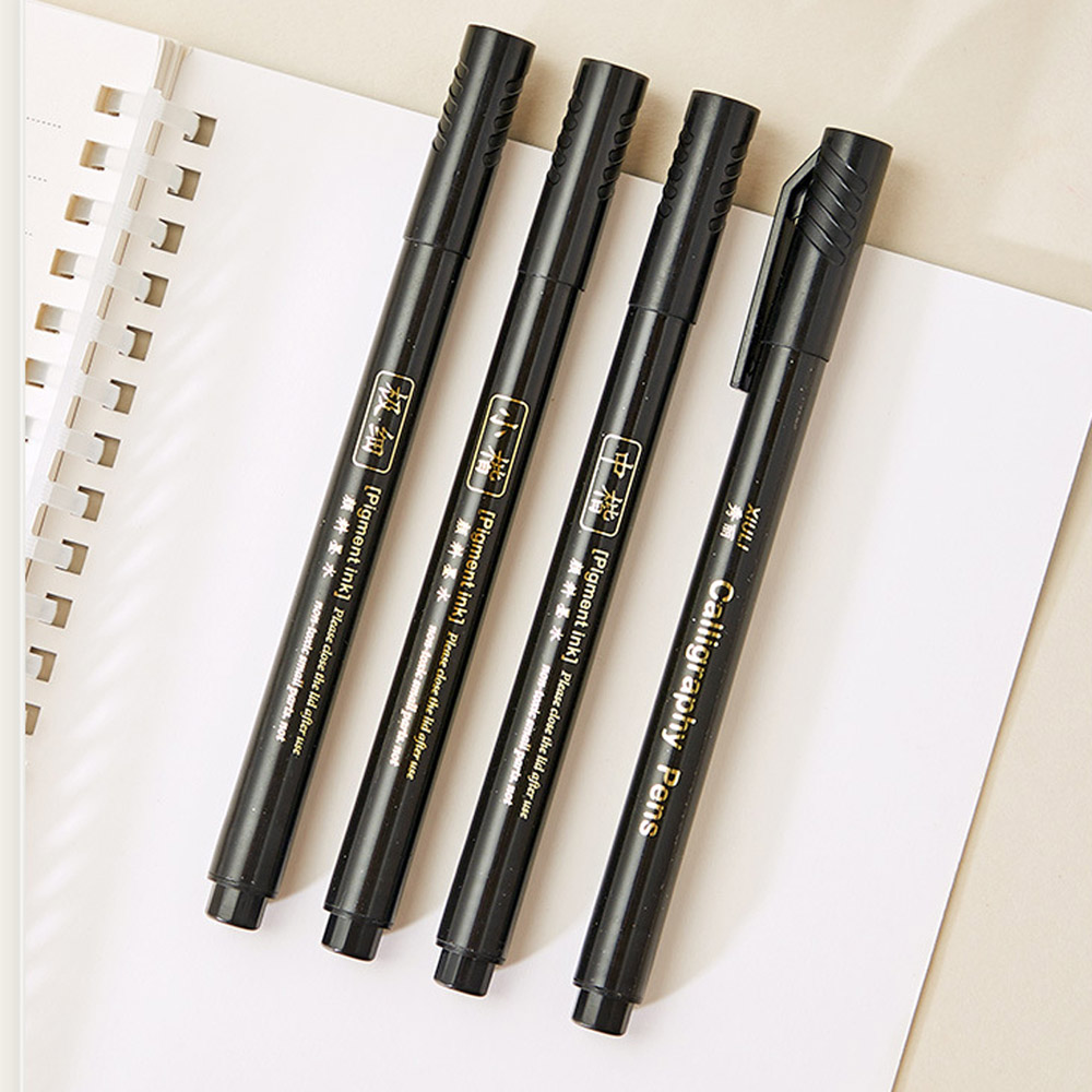 4pc Brush Pen Calligraphy Pen  - огляд і ціна Stationery Supplier