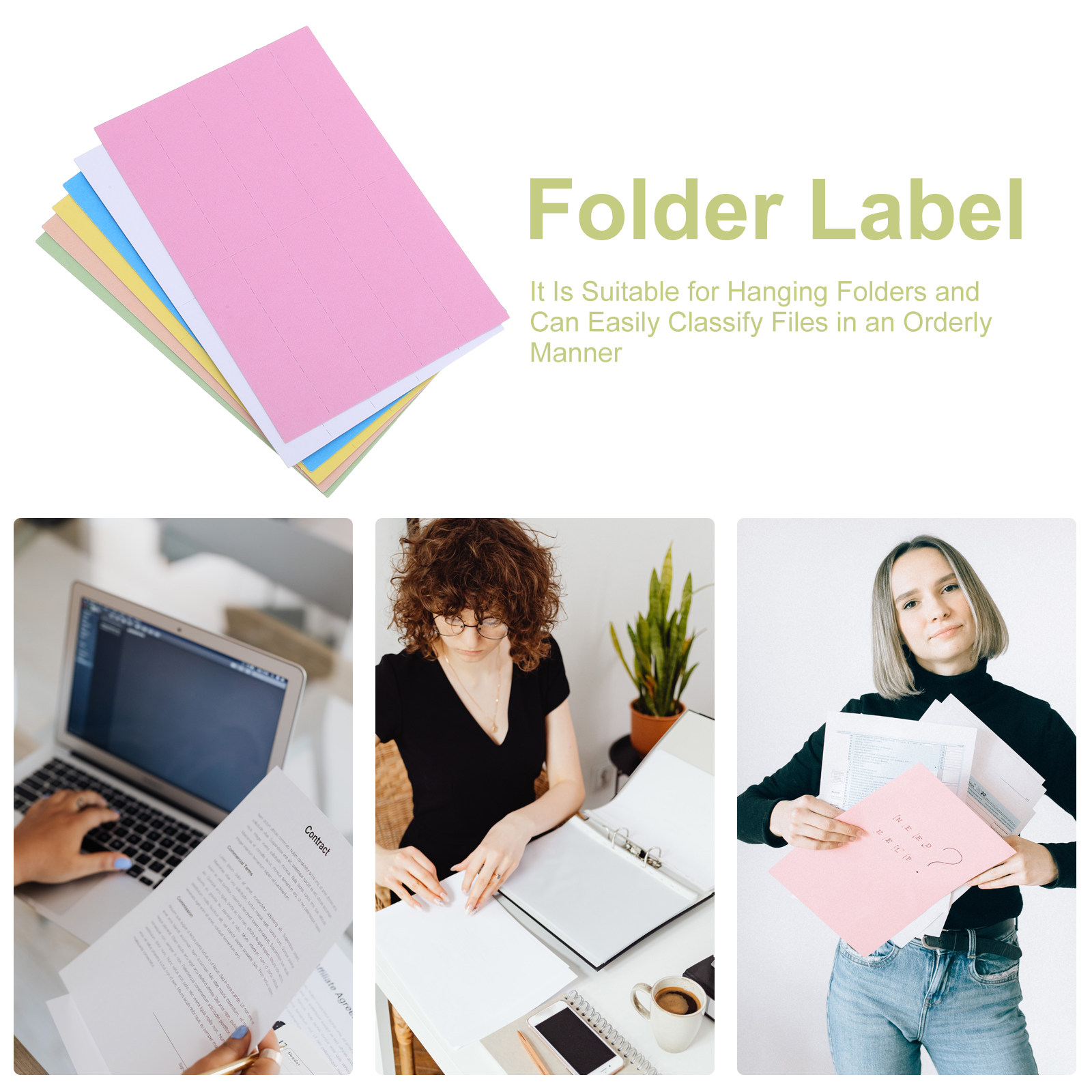 6Sheets File Folder Labels Col - огляд і ціна File Folder Hanging