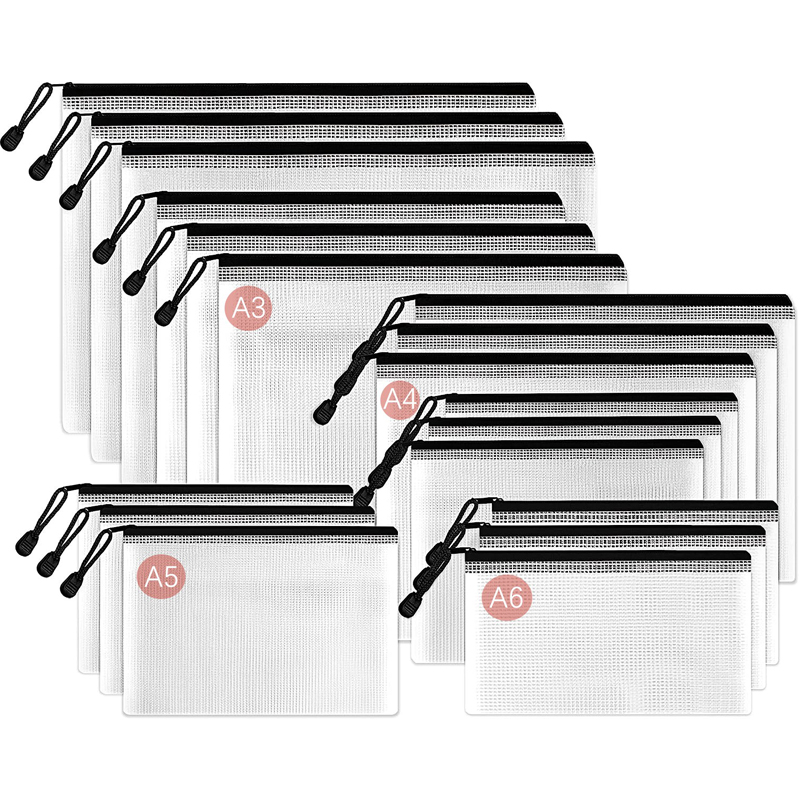 Mesh Zipper Storage Bags Docum - огляд і ціна File Folder Hanging