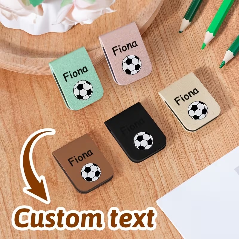 Custom Personalized Faux Leath - огляд і ціна Bookmark Magnetic Clip
