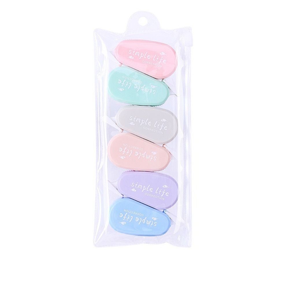 6PCS/Set Silent Correction Tap - огляд і ціна Correction Tape Roller