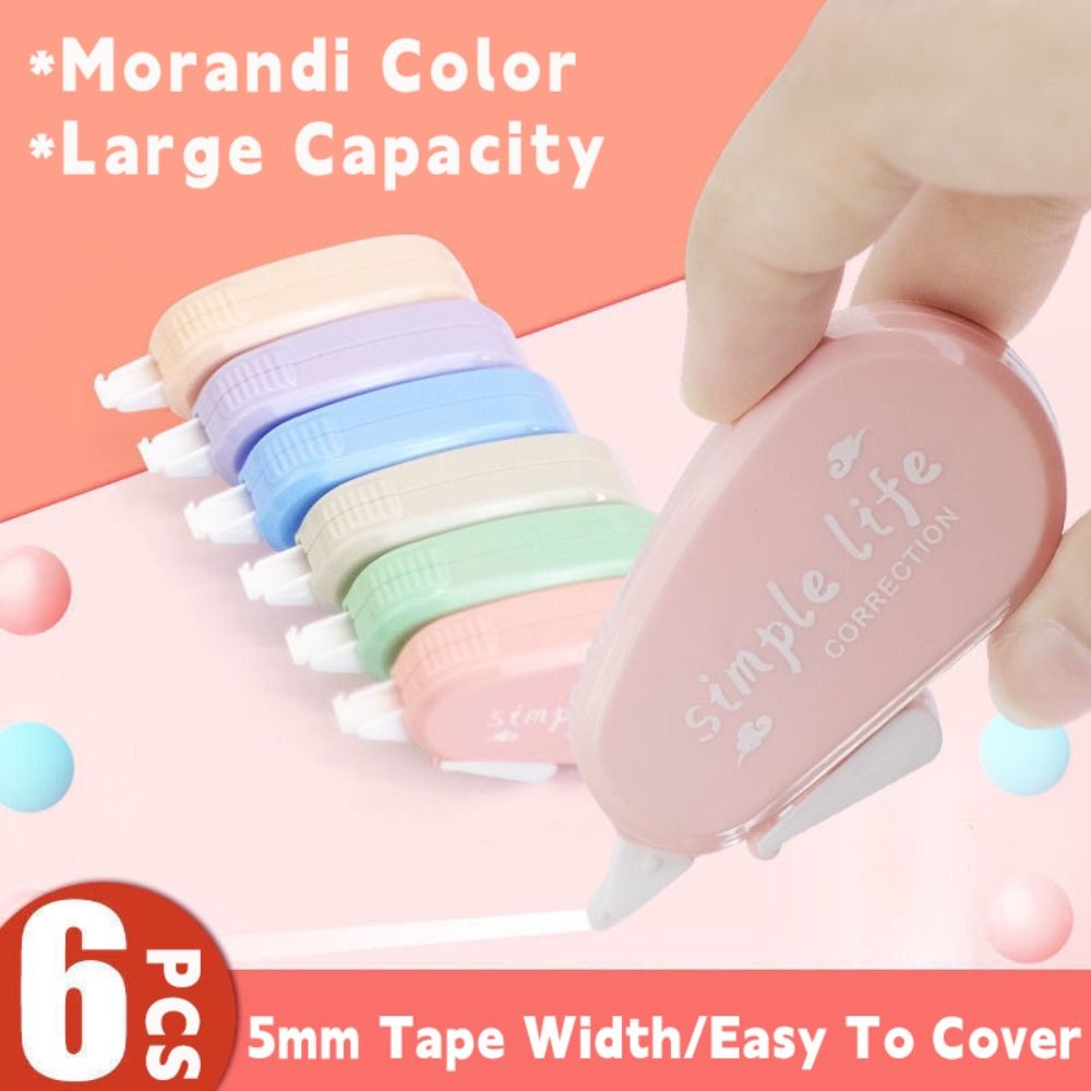 6PCS/Set Silent Correction Tap - огляд і ціна Correction Tape Roller